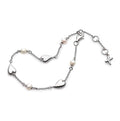Kit Heath Desire Heart Kiss Crush Freshwater Pearl & Silver Bracelet